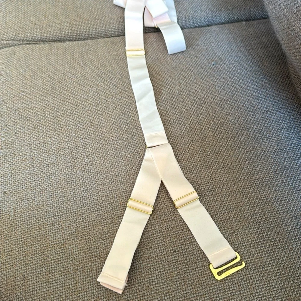 NWT HAH Strapped In Harness Au Naturale PALE PINK Lingerie Coquette Valentine's